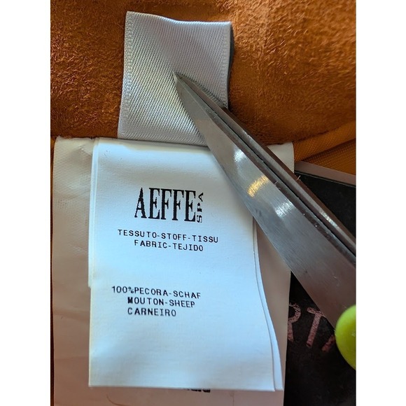 Alberta Ferretti Suede High Waisted Pleated Trousers Pants Burnt Umber Size 4 US - Picture 7 of 14